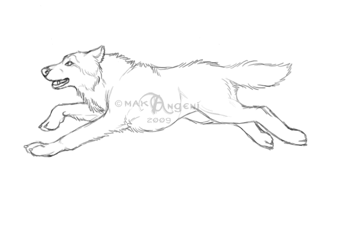 670x480 Running Gif On Gifer - Running Dog Sketch