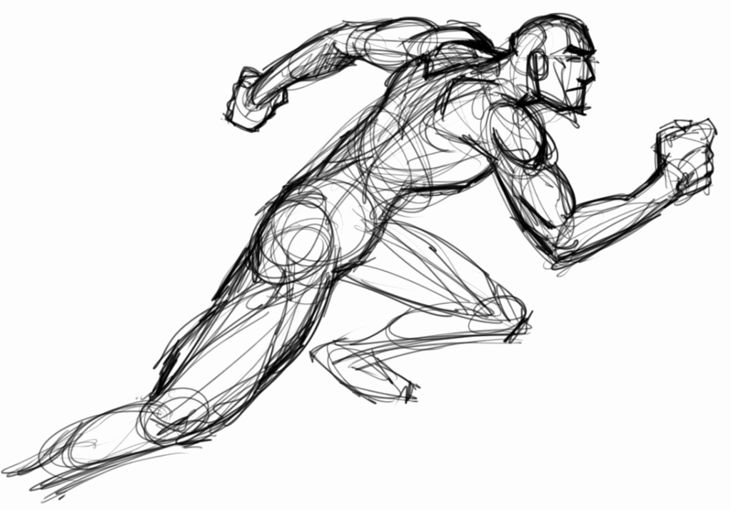 1024x714 Sketch My Photo Cartoon Drawing Running Man 1000 Images About - Running Man Sketch