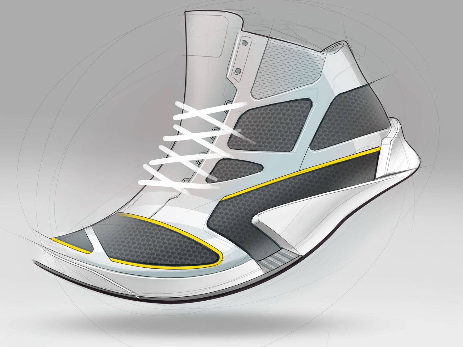 1500x1124 Running Shoe Sketch - Running Shoes Sketch