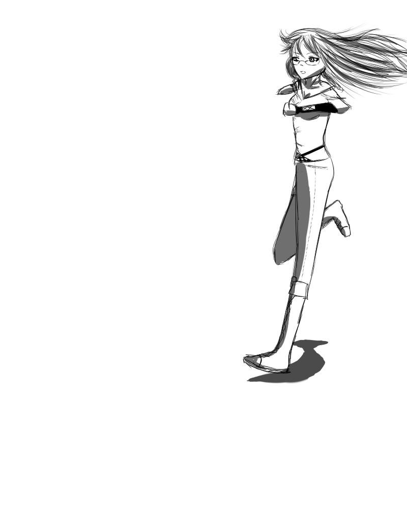 800x1000 Oc Running Sketch Animation (Commission) By Airnaxela - Running Sketch