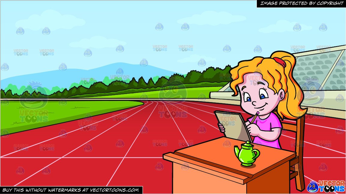 1152x648 A Girl Trying To Sketch A Still Life Image Of A Teapot And Running - Running Track Sketch