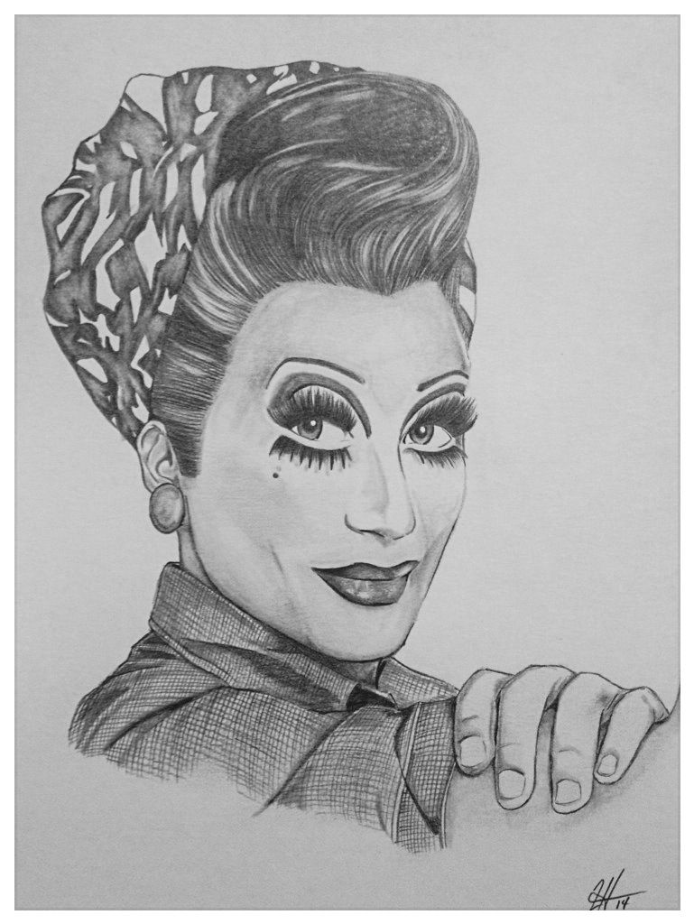 769x1024 The Fabulous Bianca Del Rio! Drawn By Me Artwork - Rupaul Sketch