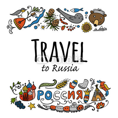 400x400 Travel To Russia. Sketch For Your Design Buy Photos Ap Images - Russia Sketch