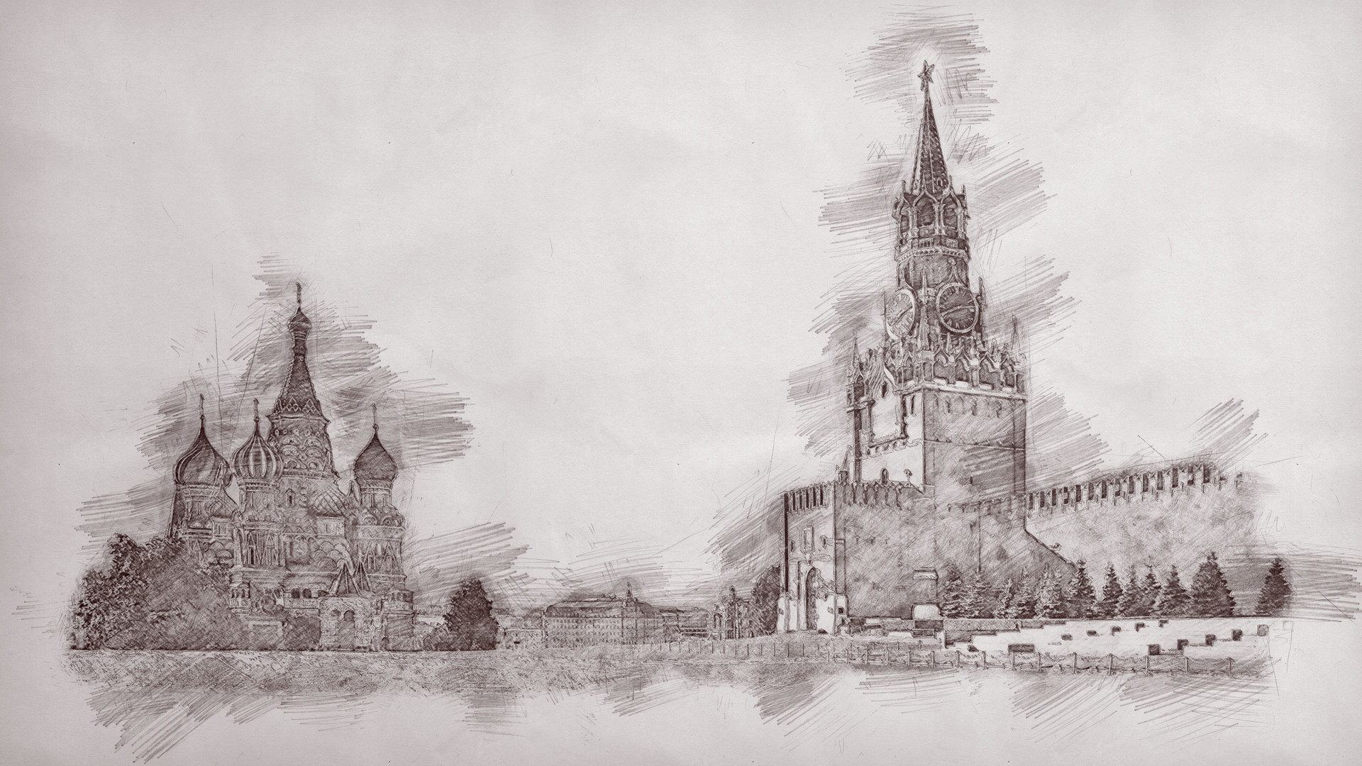 1920x1080 Artstation - Russia Sketch