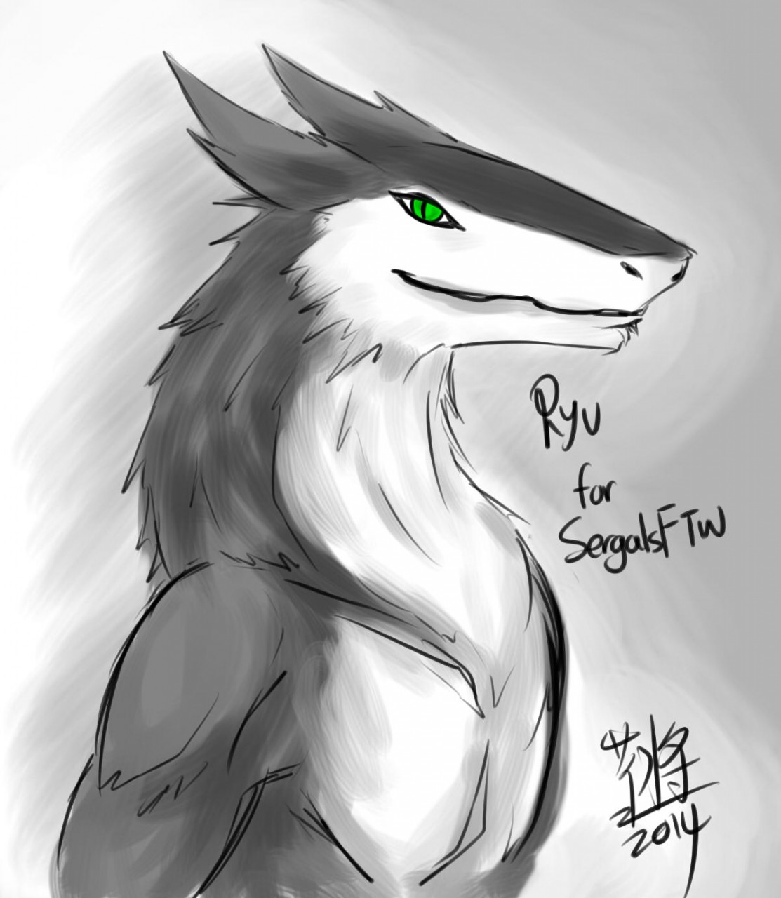 1113x1280 Ryu Sketch By Ovata - Ryu Sketch