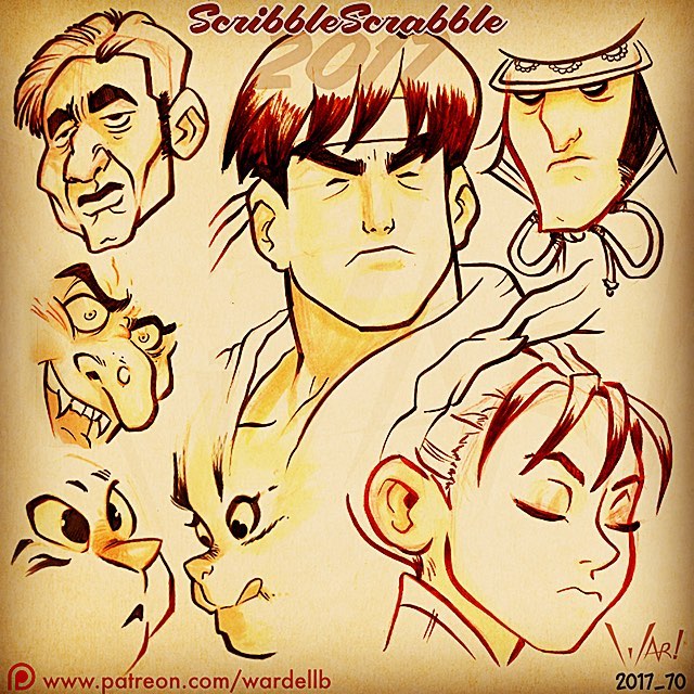 640x640 Scribble Scrabble 2017 70 - Ryu Sketch