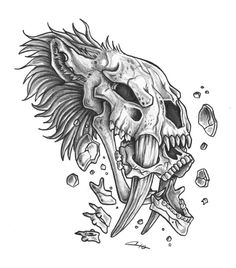 236x268 The 46 Best Sabertooth Tiger Tattoo Drawings Images - Saber Tooth Tiger Sketch