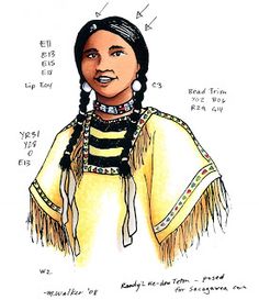 236x273 The 9 Best Sacagawea Images American Indians - Sacagawea Sketch