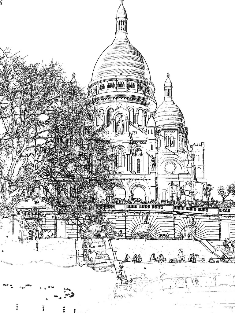768x1024 Sketch Sacre Coeur Sarah - Sacre Coeur Sketch