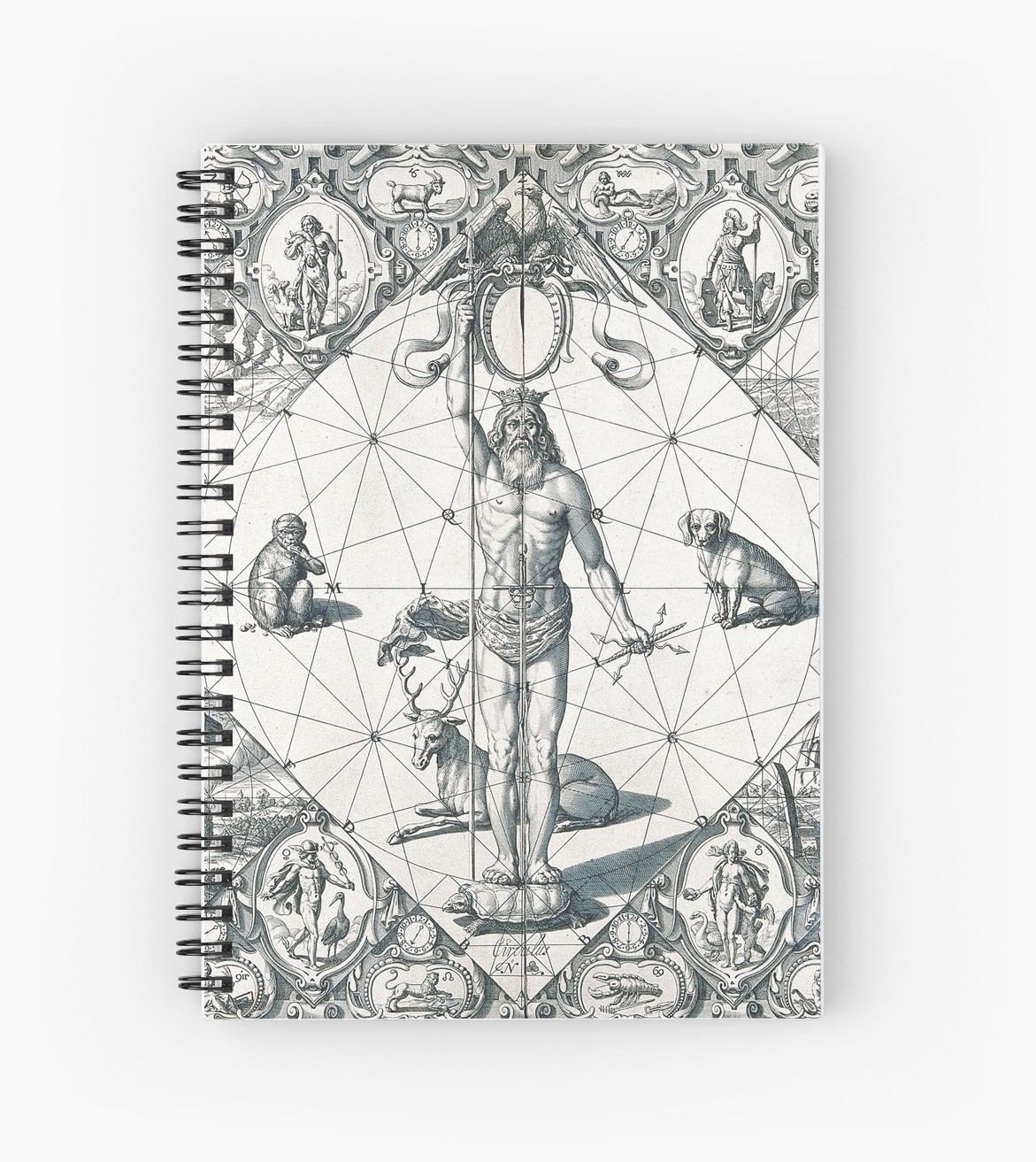 1171x1313 Sacred Geometry Alchemy Design Spiral Notebooks By James Jones - Sacred Geometry Sketch