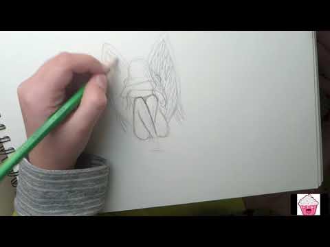 480x360 Drawing Sad Angel - Sad Angel Sketch