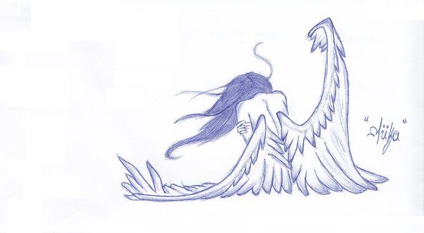 603x332 Sad Angels - Sad Angel Sketch