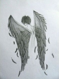 236x314 Drawn Sad Angel - Sad Angel Sketch