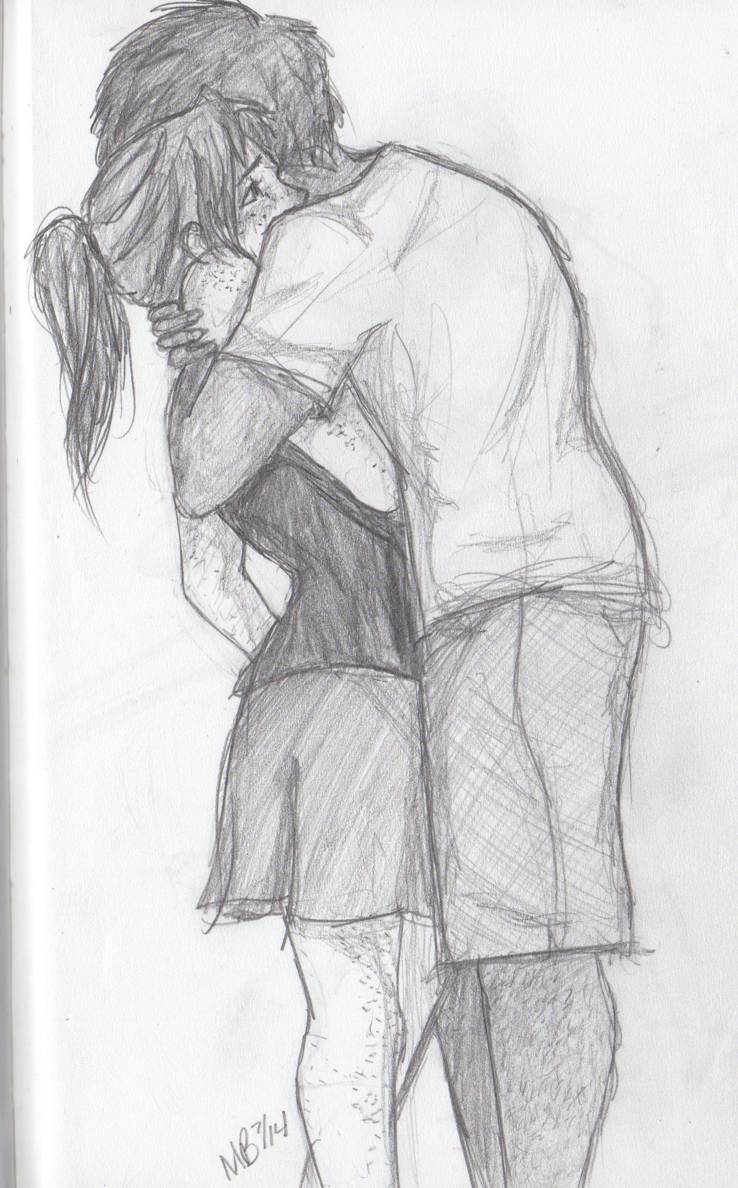 1507x2427 If You Love You Will Know. Alfa Sketch Drawings - Sad Couple Sketches