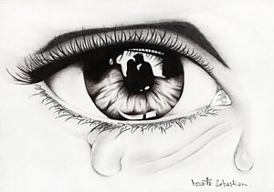 300x211 Sad Eyes Drawings - Sad Eyes Sketch
