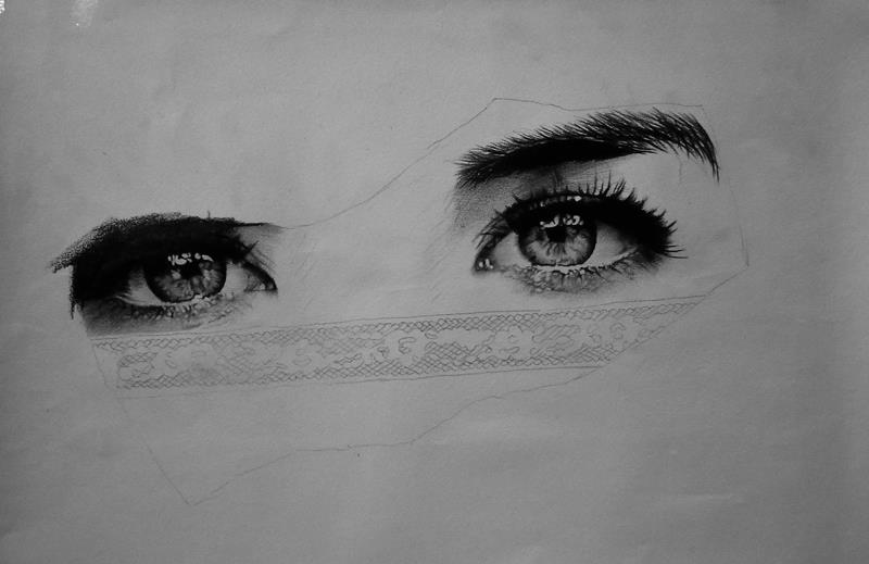 800x519 Eyes - Sad Eyes Sketch