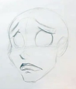 255x300 How To Draw A Sad Face...without Frowing! - Sad Face Sketch