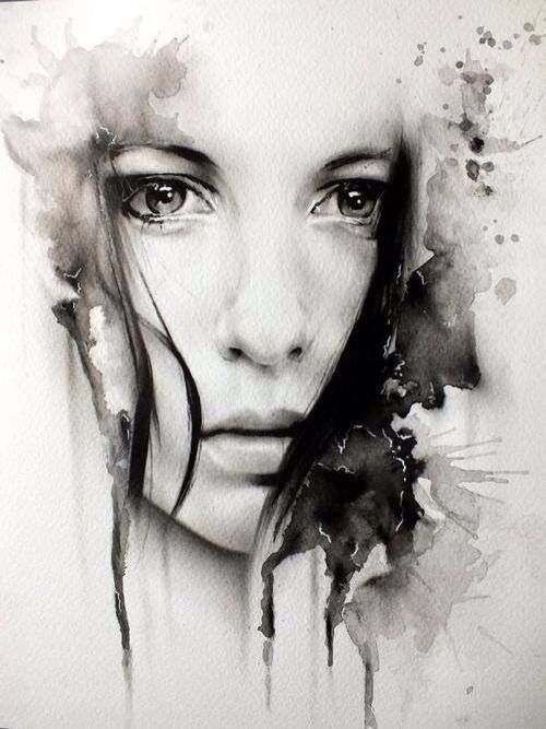 500x667 Love Drawing Images, Pencil Sketches, Colorful Arts Drawing Skill - Sad Girl Face Sketch