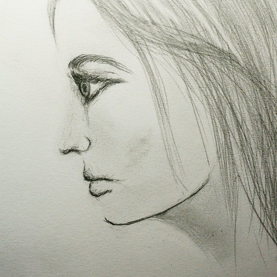 Sad Girl Sketch At PaintingValley.com | Explore Collection Of Sad Girl ...