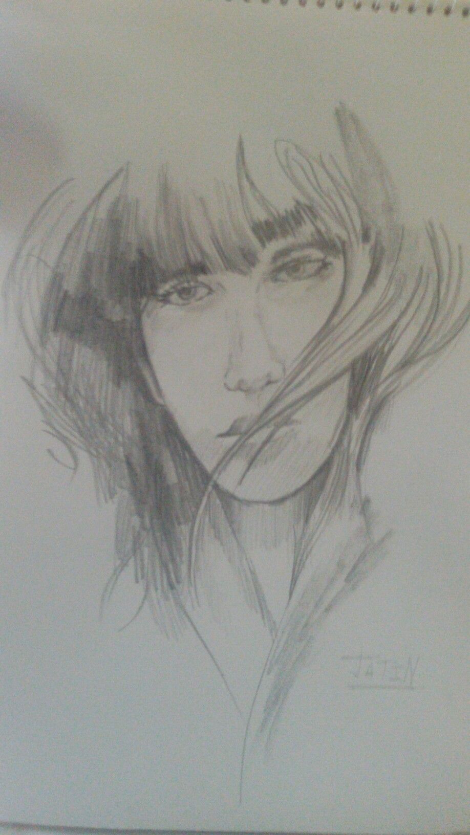 918x1632 Sad Girl Sketch Sad Girl - Sad Girl Sketch