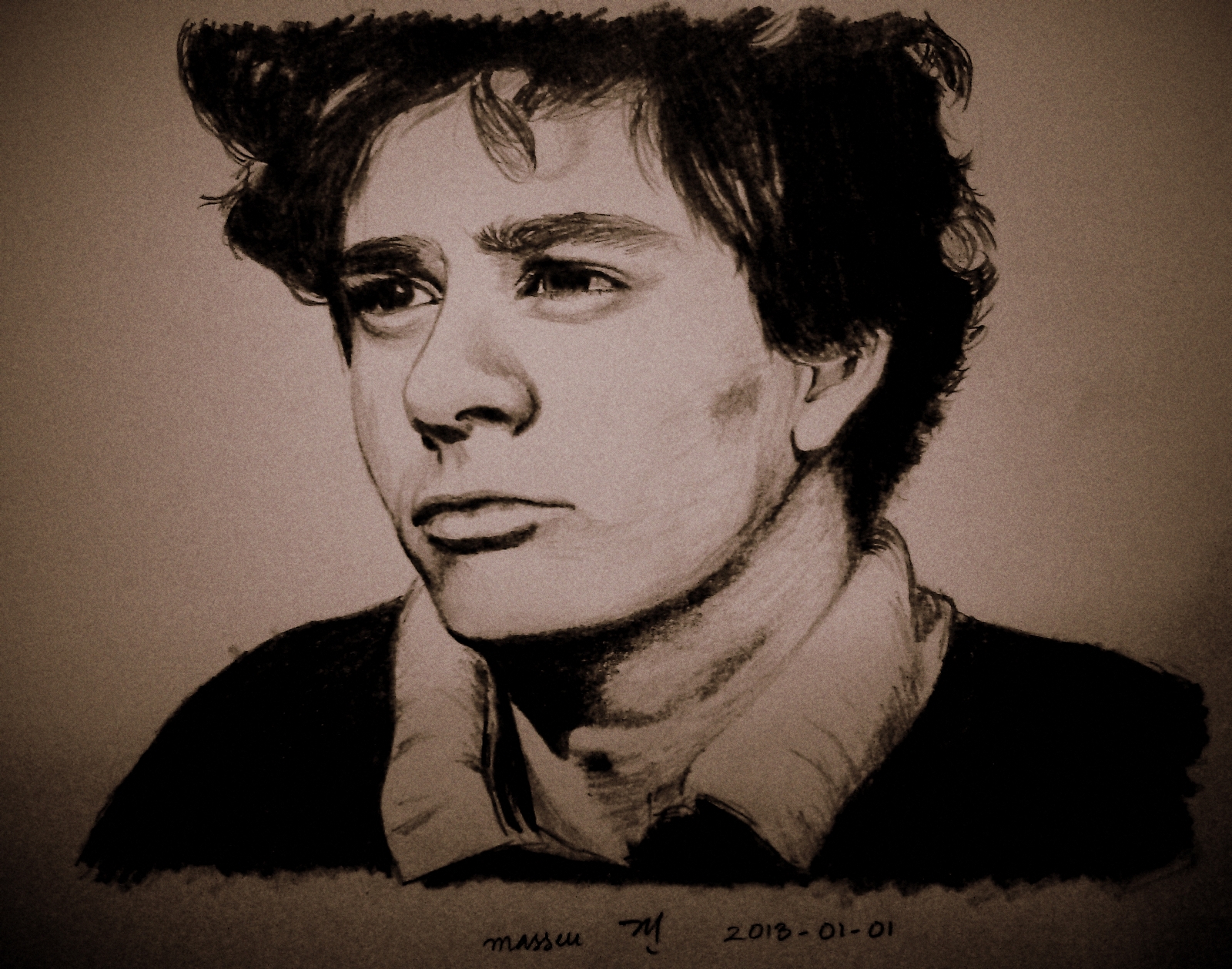 1600x1258 Masseu Learns To Sketch Sad Guy! - Sad Guy Sketch