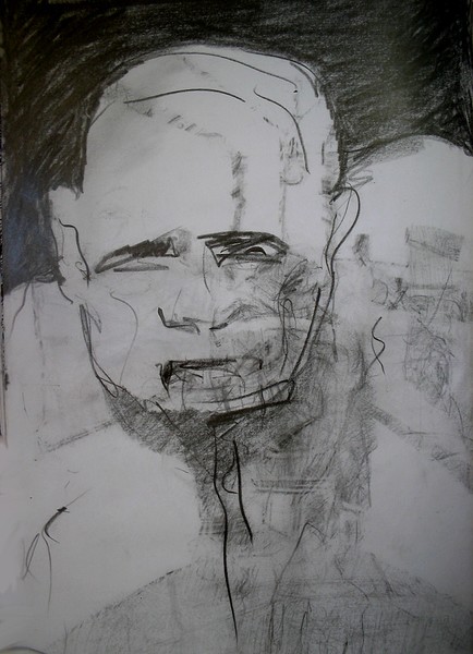 434x600 Sad Man Sketch By Sebastiaan Koenen - Sad Man Sketch