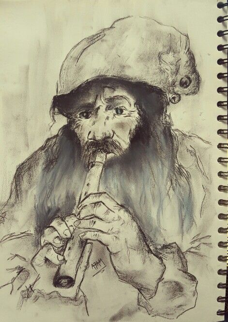 471x664 Sad - Sad Man Sketch