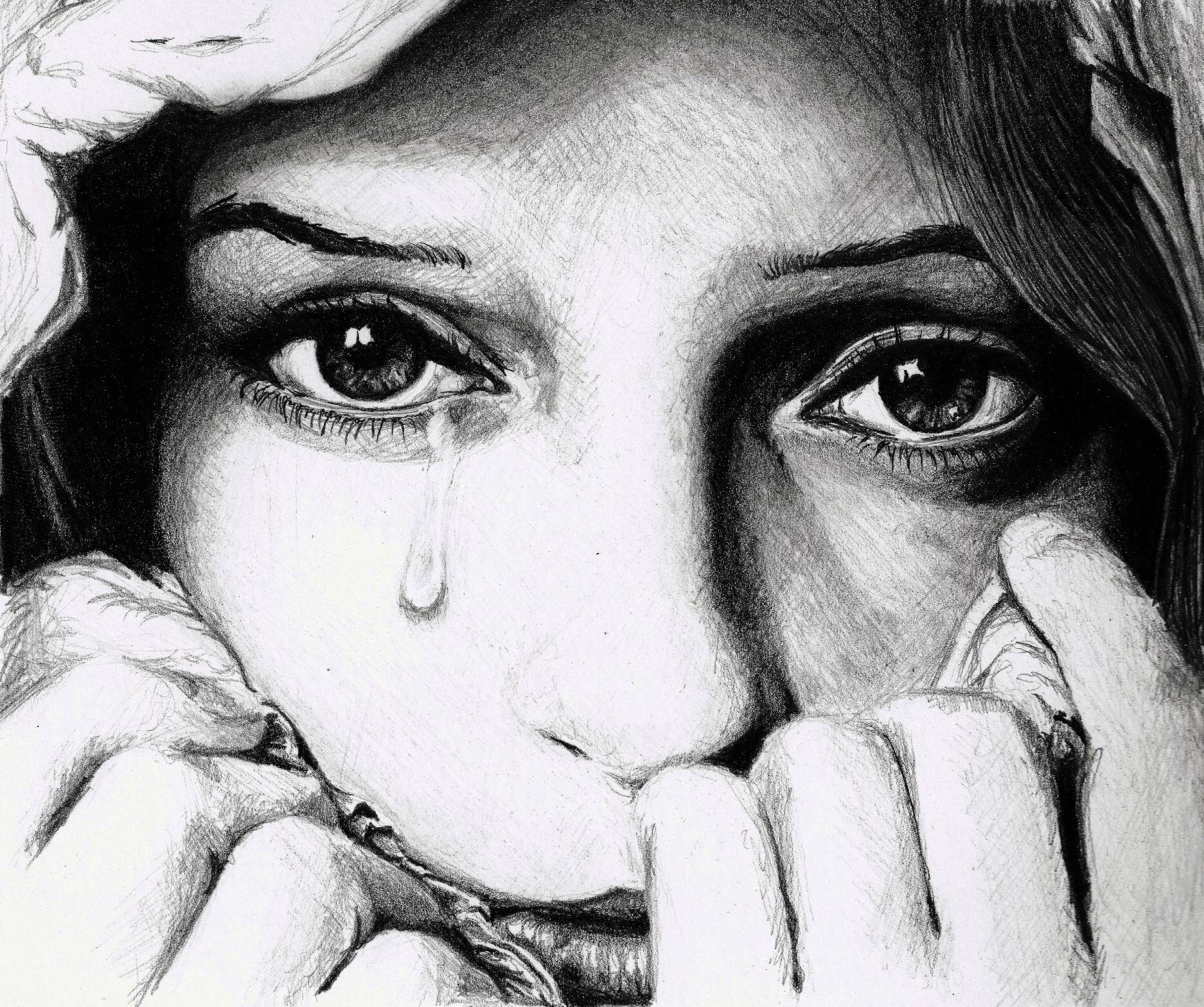 Sad Pencil Sketch At Paintingvalley Com Explore Collection Of Sad Pencil Sketch