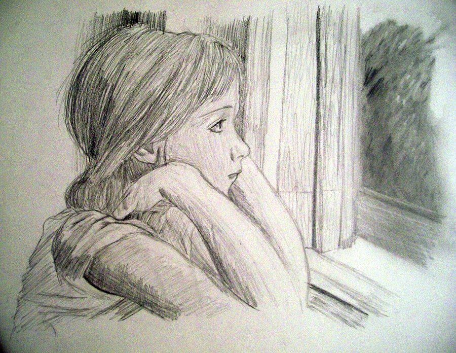 Sad Pencil Sketch At Paintingvalley Com Explore Collection Of