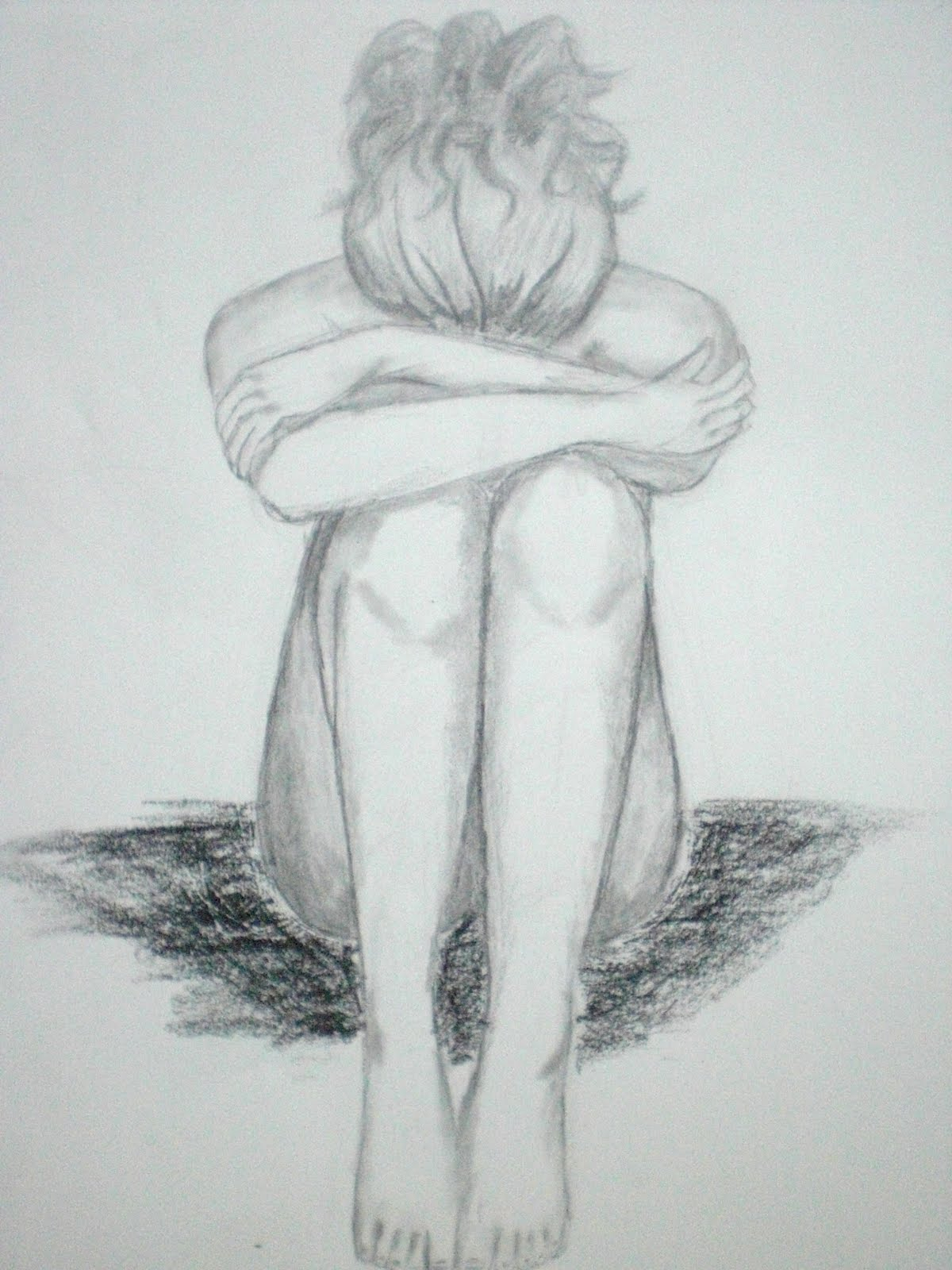 Sad Pencil Sketch at PaintingValley.com | Explore collection of Sad