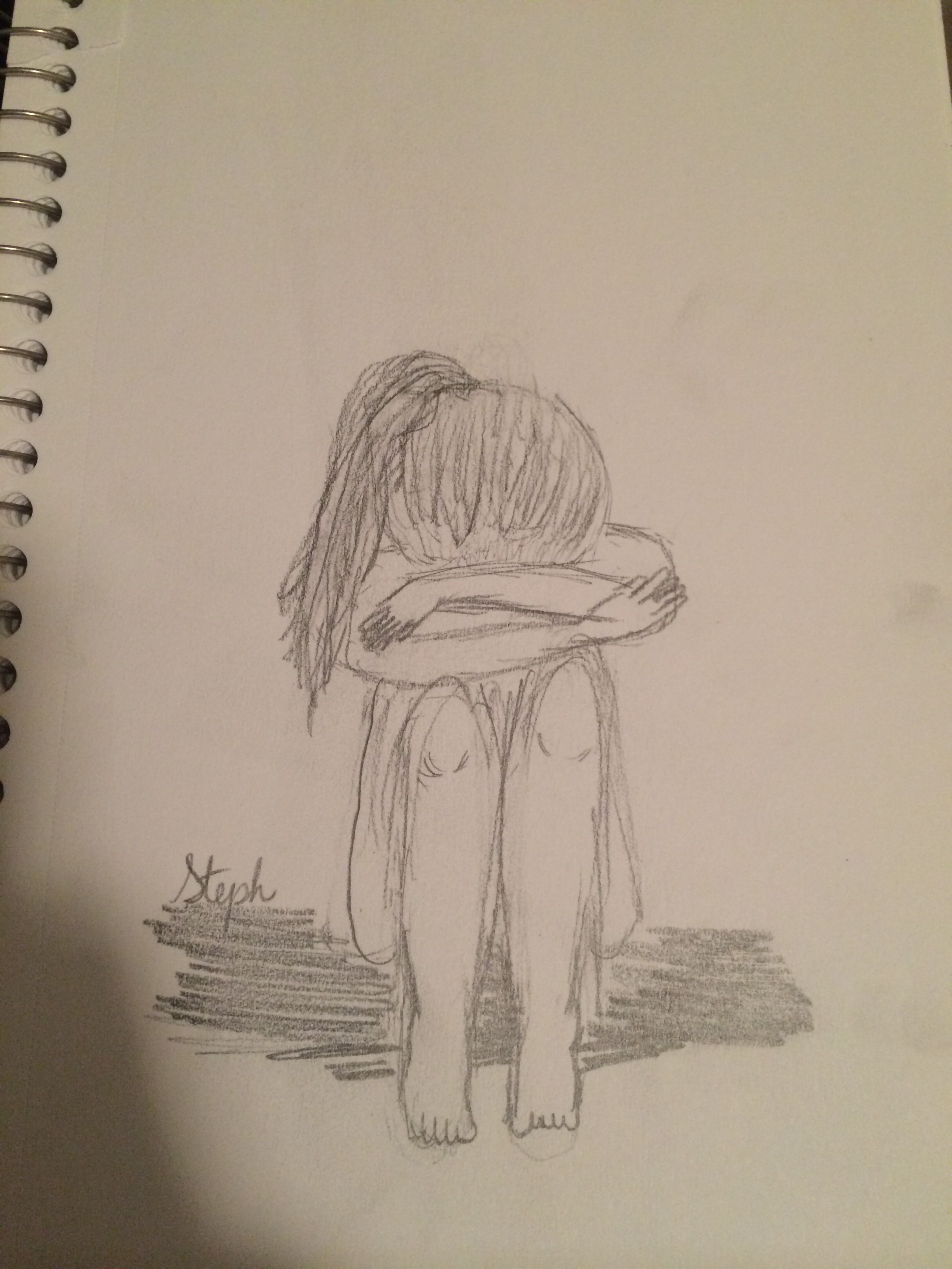 Sad Pencil Sketch at Explore collection of Sad