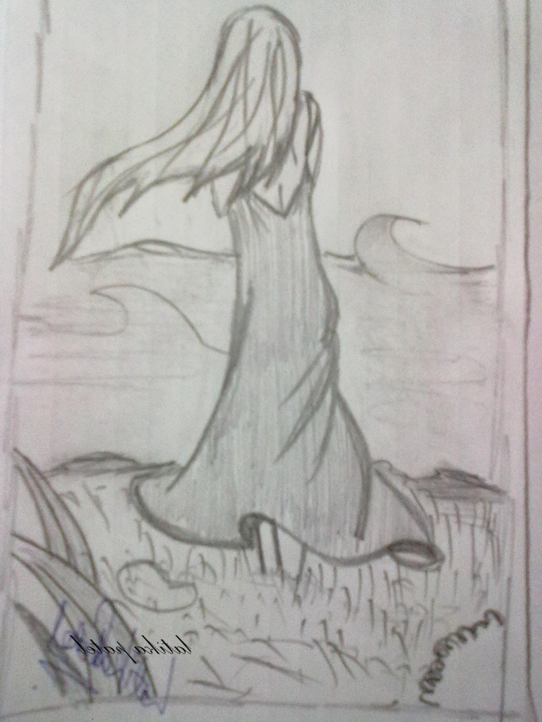 768x1024 Images Of Sad Drawing 3d In Black And White Sad Girl Sketch - Sad Sketch Images