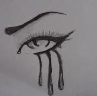 192x190 Pencil Sketches Amp Painting Pencil Sketch Of Sad Tears.. - Sad Sketches