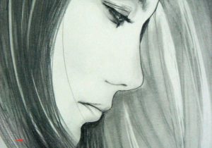 300x210 Sad Woman Face Sketch - Sad Woman Sketch