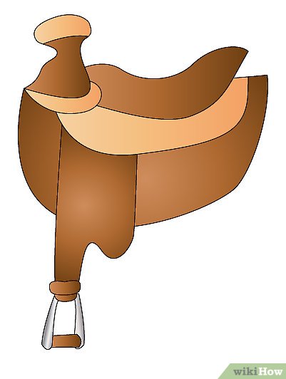 401x532 How To Draw A Horse Saddle 7 Steps (With Pictures) - Saddle Sketch