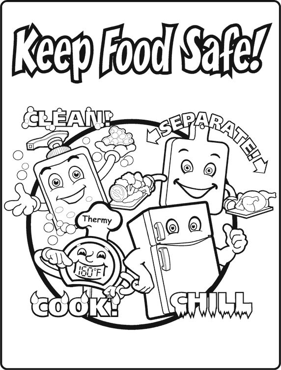 572x754 Educational Materials For Kids - Safety Sketch