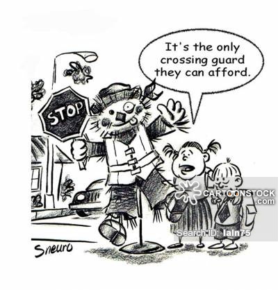 400x418 Road Safety Cartoons And Comics - Safety Sketch