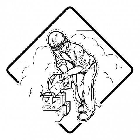 480x480 Silica Safety In Industrial And Construction Environments - Safety Sketch