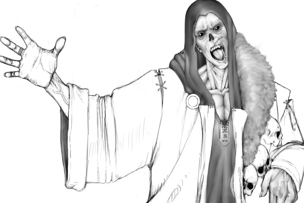 1024x683 Undead Sage Sketch By Edwinleal - Sage Sketch