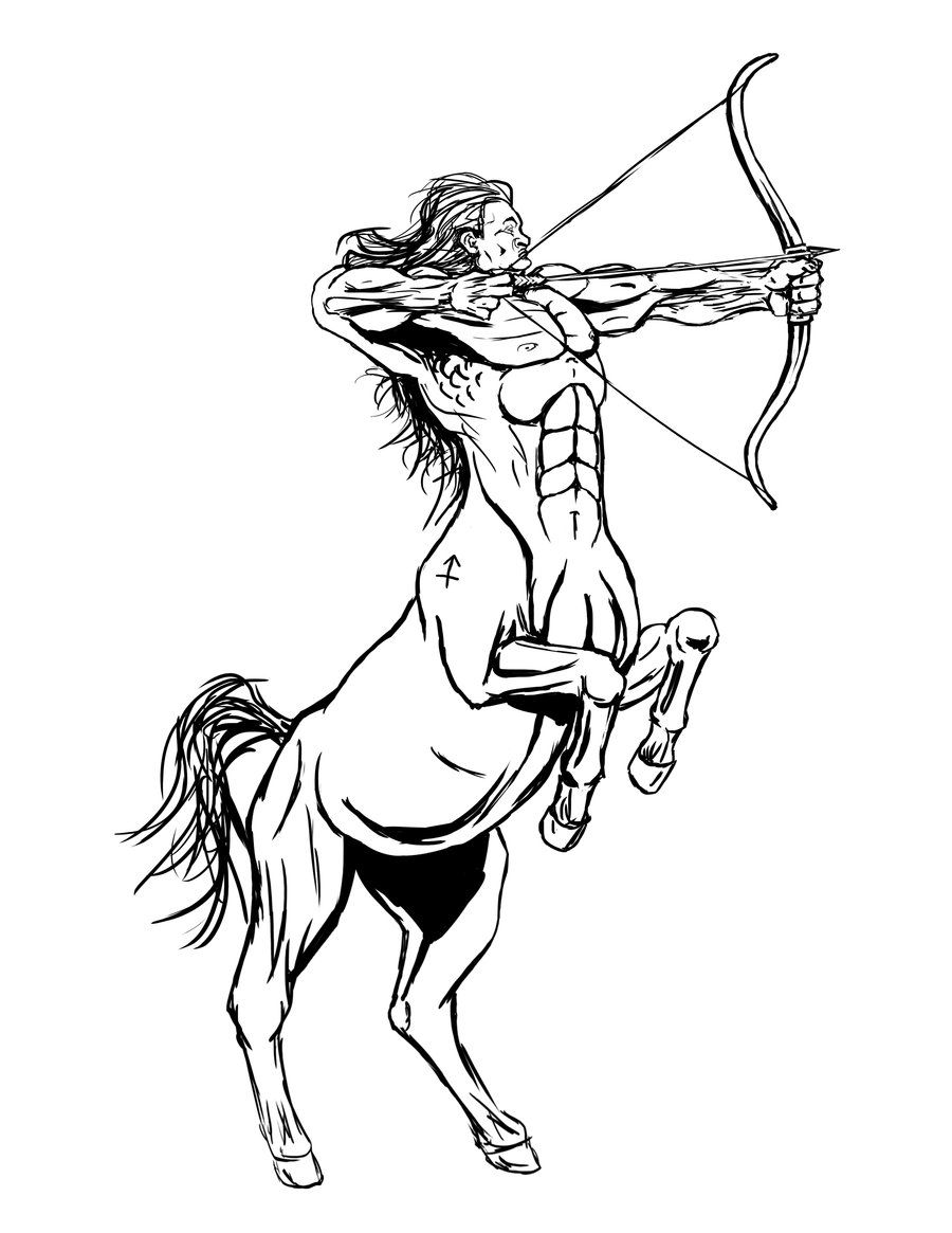 900x1165 Saggitarius Sagittarius By Joshellis04 - Sagittarius Sketch
