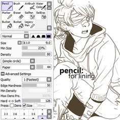 236x236 Paint Tool Sai Brushes Brushes In 2018 Drawings - Sai Sketch Brush