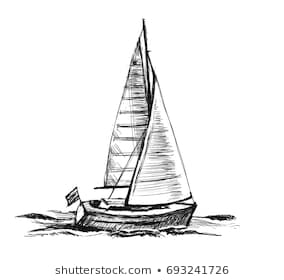 284x280 Gallery Pictures Of Sailboats To Draw, - Sailboat Drawing Sketch