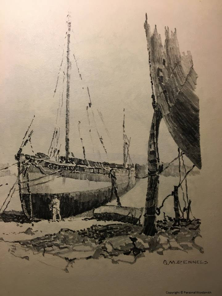 720x960 Hand Drawn Vintage Nautical Pencil Sketch Sailboat Pencil Etsy - Sailboat Sketch