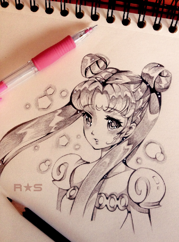 600x808 The Magic That Sailor Moon Brings Art And Design - Sailor Moon Sketch