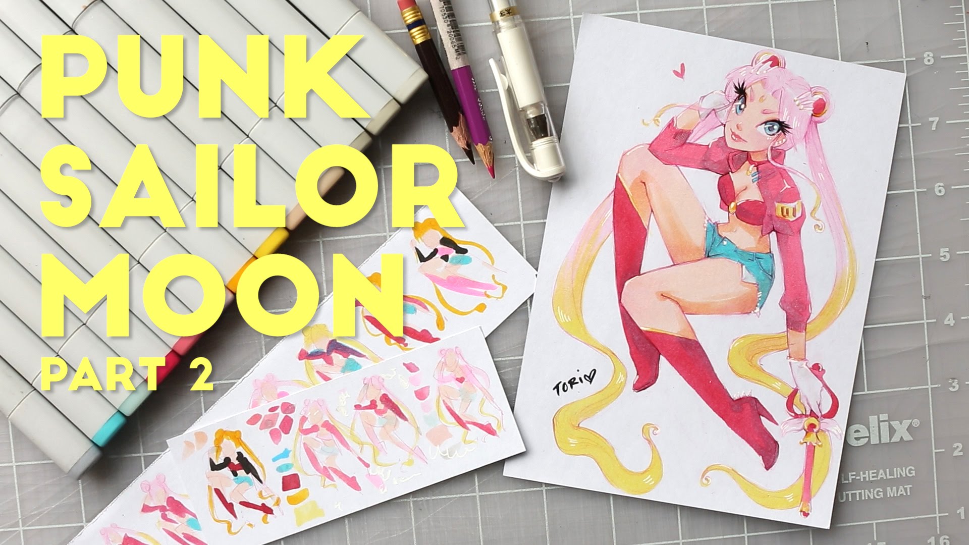 1920x1080 Punk Sailor Moon Part Two - Sailor Moon Sketch Book