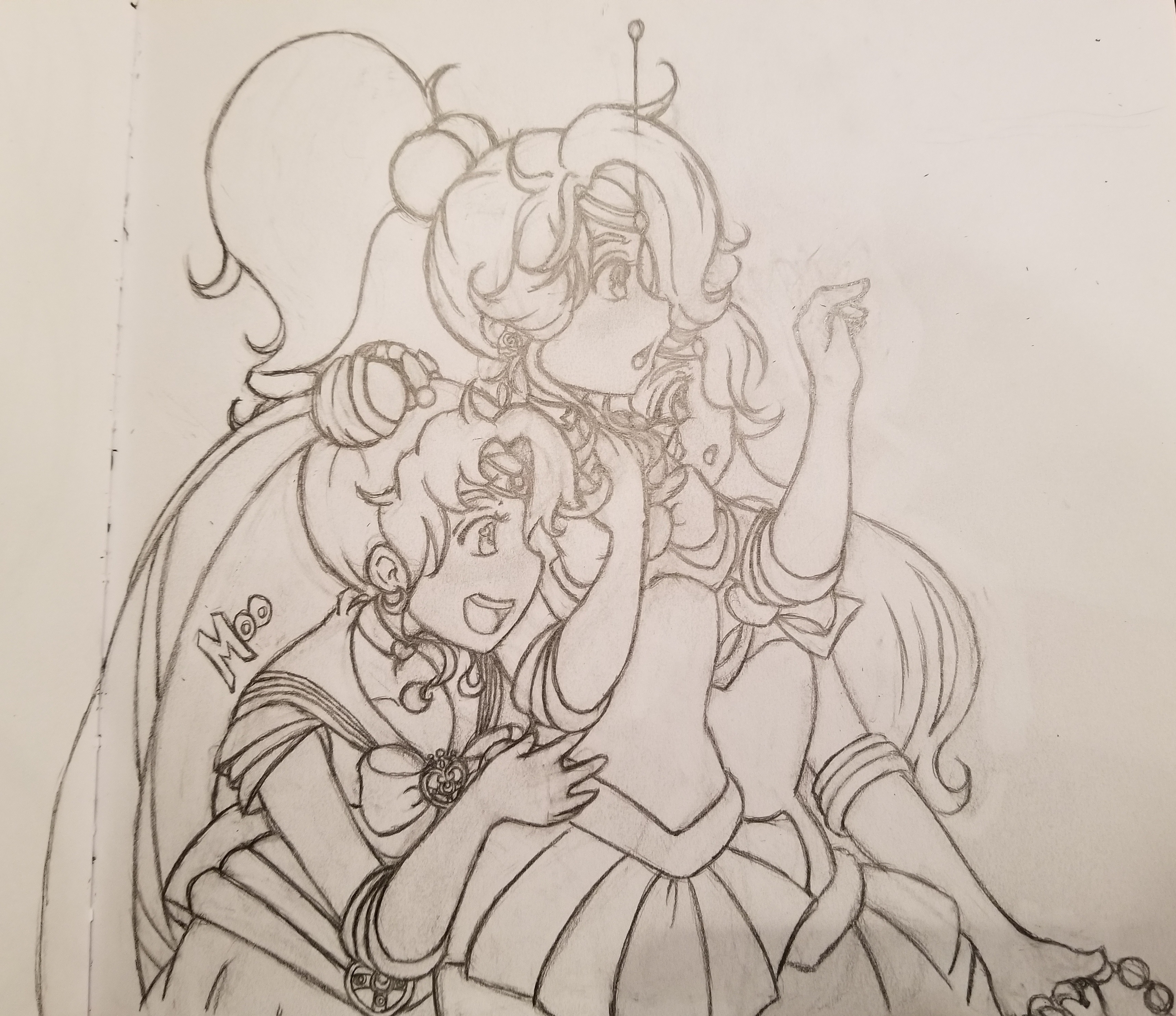 3436x2970 Sailor Moon Side View Practice, I Love My Sketchbook Sailormoon - Sailor Moon Sketch Book