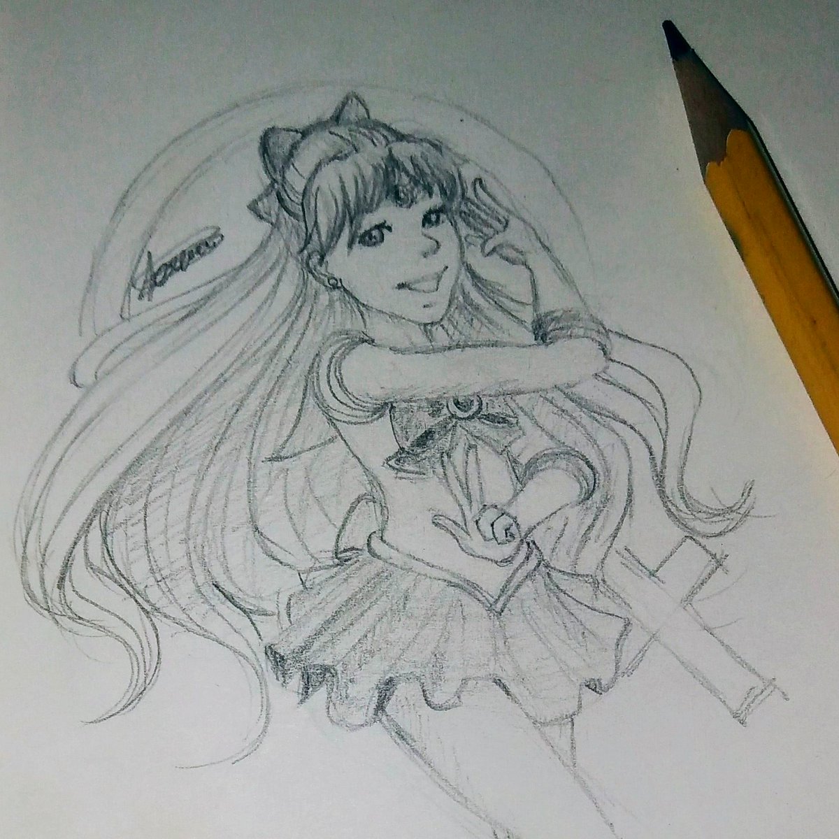 1200x1200 Mariana Perera On Twitter Guardian Of Love, Sailor Venus! Allow - Sailor Moon Sketch Book