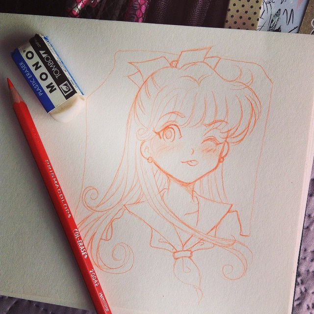 640x640 Minako~chan - Sailor Moon Sketch Book