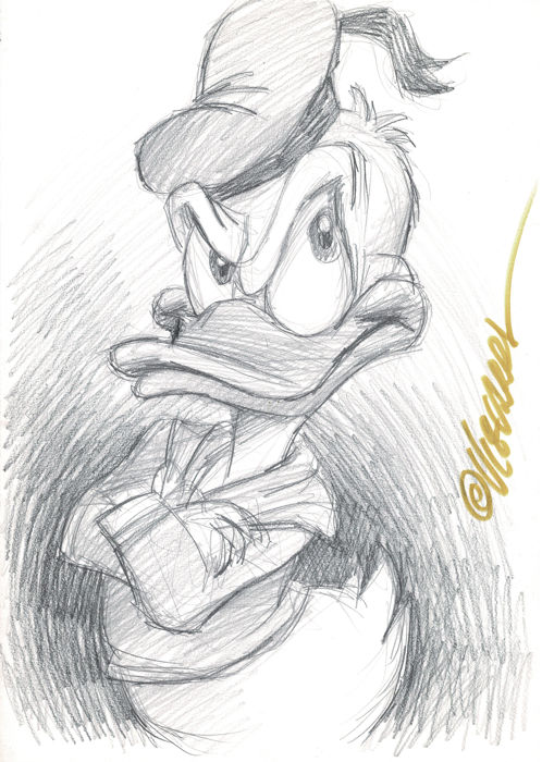498x700 Sailor Donald Duck - Sailor Sketch