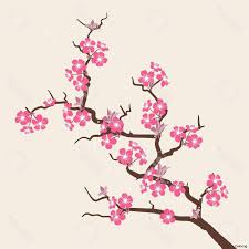225x225 Blossom Branch Sketch Sakura Flower Pretty - Sakura Flower Sketch